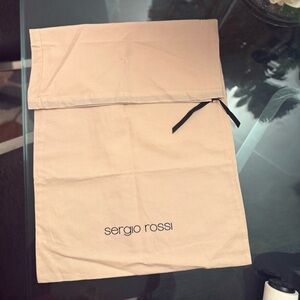 Sergio Rossi Tan Dust Bag
